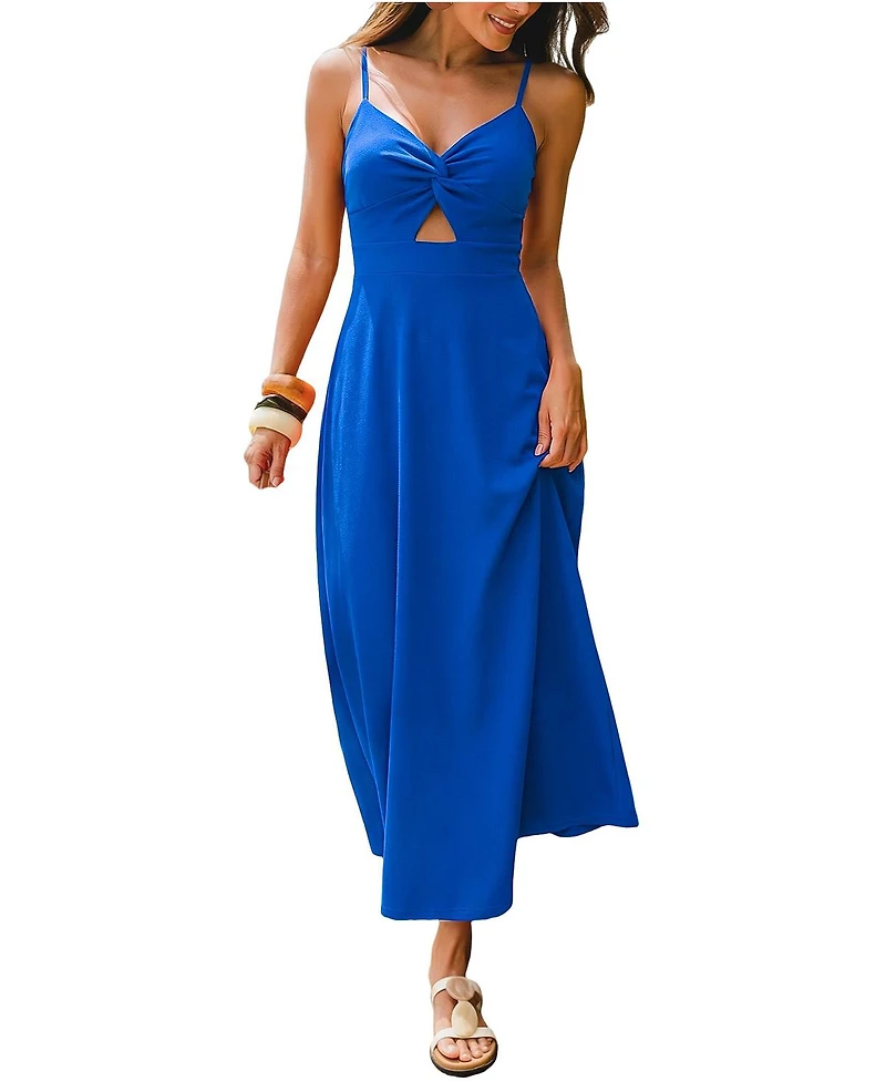 Cupshe Women's V-Neck Vacation Dress