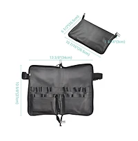 Byootique 4in1 Rolling Makeup Case with Makeup Brush Waist Bag,Professional Cosmetology Case on Wheels for Makeup Artist Travel