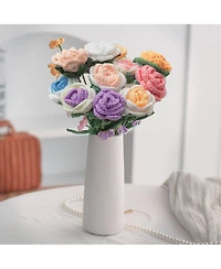 John Bead Bouquet Kit Floral Crochet Diy Kit for Beginners