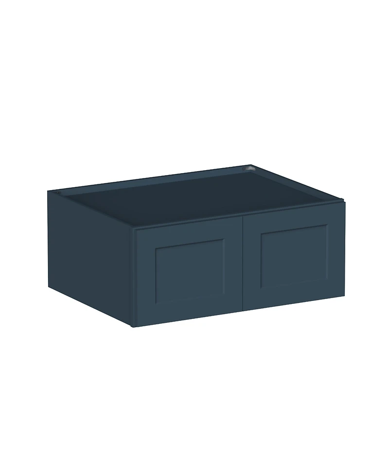 Boyel Living Double Door Deep Wall Cabinets, Ready to Assemble Kitchen Cabinet with Solid Wood Frame, Soft-Close Slides and Hinge