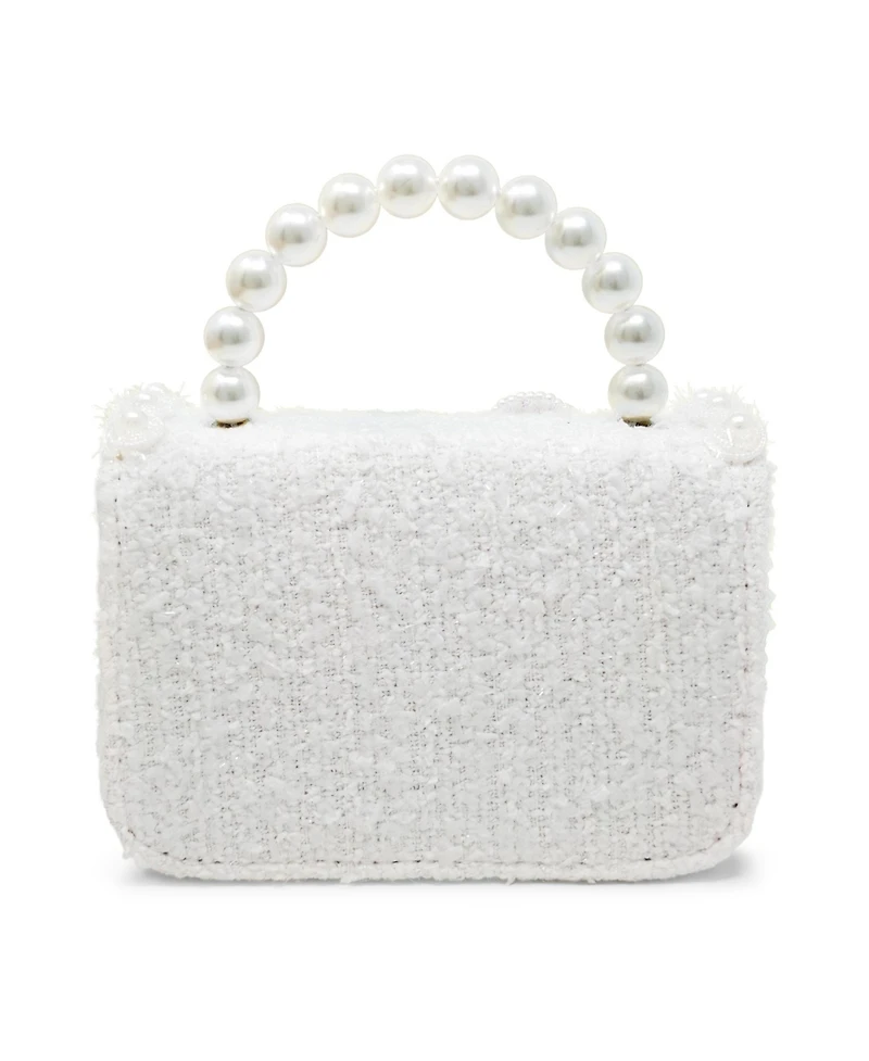 Puttisu Girls Royal Camellia Tweed Handbag