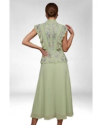 Coast Women's Embellished Frill Midi Dress