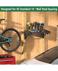 Xdovet Garfolding Storrack Wall Mounted Metal Shelf Power Tools