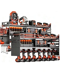 Xdovet Power Tool Organizer Wall Mount Drill Holder 3-Layer