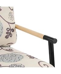 Streamdale Furniture Modern Accent Chair with Plush Cushions and Wooden Armrests