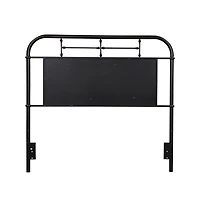 Liberty Furniture Industries, Inc Vintage Series Full Metal Headboard Distressed Metal