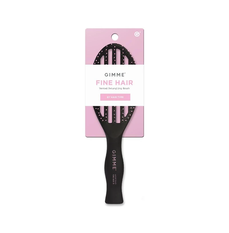 Gimme Beauty Vented Detangling Brush Quick Dry, Heat Resistant Wet Brush for Thick or Thin Locks Supports Healthy Hair Fine Hair
