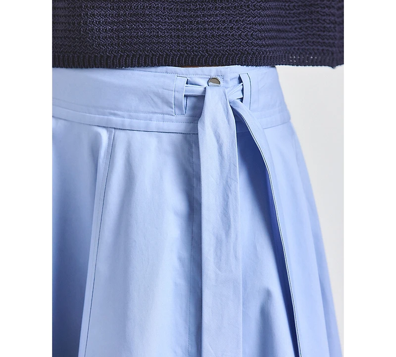 Derek Lam 10 Crosby Women's Sage Twill Wrap Skirt