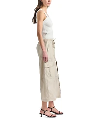 Derek Lam 10 Crosby Women's Ruth Cropped High-Rise Wide-Leg Cargo Pants