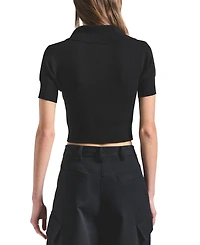 Derek Lam 10 Crosby Women's Antonella Polo Collar Top