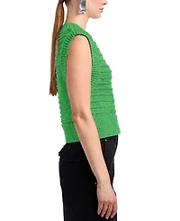 Derek Lam 10 Crosby Women's Bryce Textured Knit V-Neck Sweater