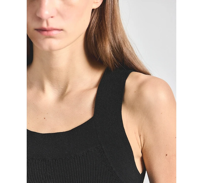 Derek Lam 10 Crosby Women's Dakota Scoop Neck Sweater Knit Tank Top