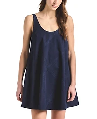 Derek Lam 10 Crosby Women's Emery Embroidered Twill Trapeze Dress