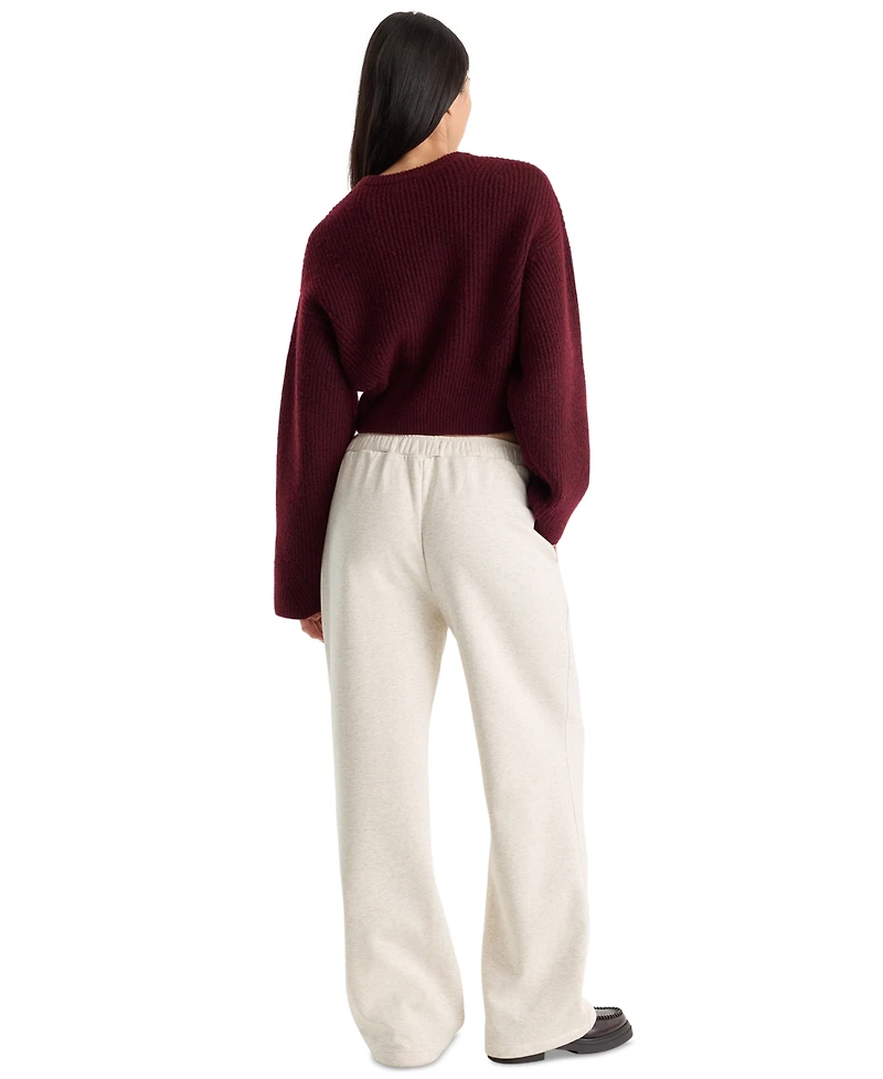 Good American Women's Drawstring Relaxed Pants