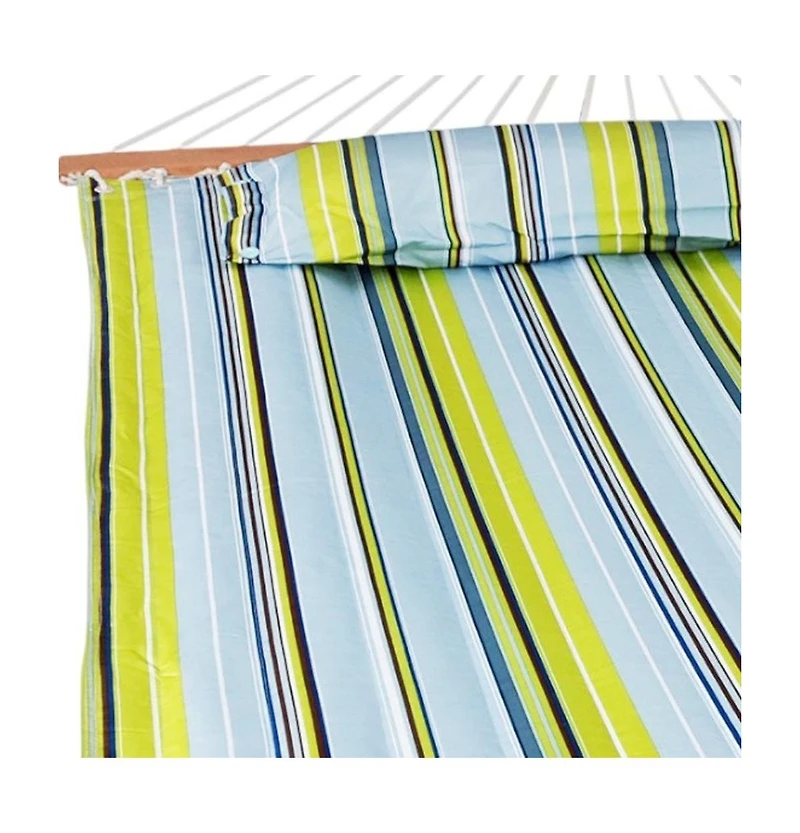 HomeRoots Striped Double Hammock