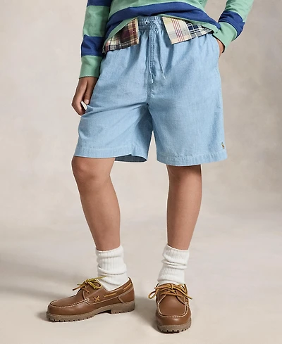 Polo Ralph Lauren Boys' 8-20 Big-Fit Cotton Chambray Shorts