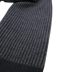 Portolano Men's Two-Tone Ribbed Scarf