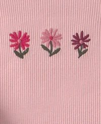 Carter's Toddler Girls' 2T-5T Floral Long-Sleeve Layering Top, Jacket and Leggings, 3-Piece Set