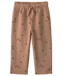 Carter's Toddler Boys' 2T-5T My Best Buddy' Dog Fleece Sweatshirt and Pants, 2-Piece Set