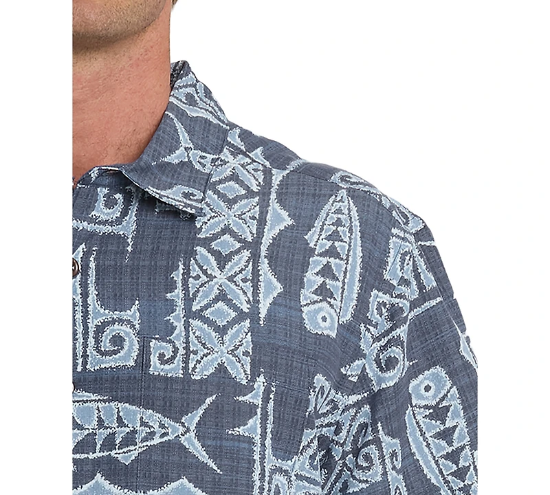 Quiksilver Waterman Men's Pescadero Short-Sleeve Shirt