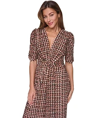 Vince Camuto Women's V-Neck Jumpsuit