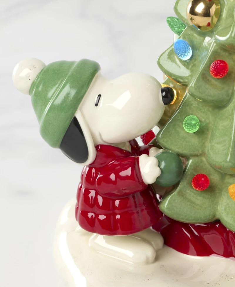 Lenox Peanuts Christmas Light-Up Figurine