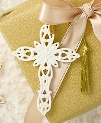 Lenox 2026 Snow Fantasies Cross Ornament