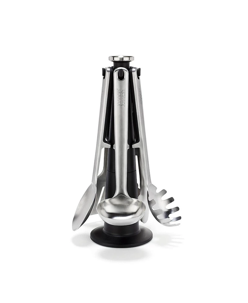 Joseph Joseph Elevate Steel 5-Piece Utensil Set with Carousel