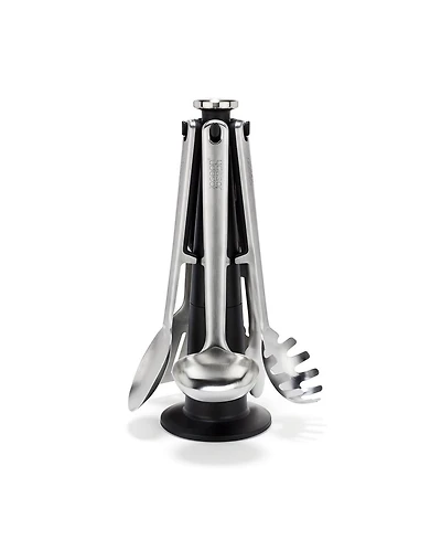 Joseph Joseph Elevate Steel 5-Piece Utensil Set with Carousel