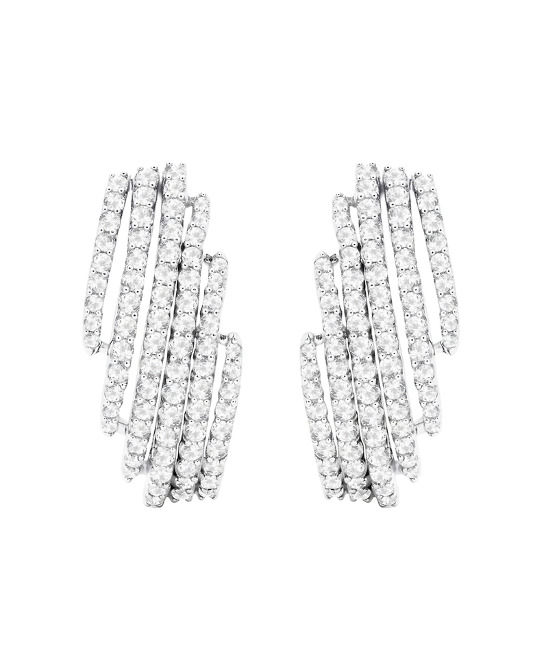 Macy's Diamond Earrings (1 ct. t.w.) in Sterling Silver