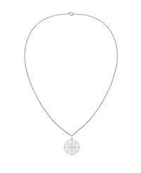 Macy's Diamond Pendant Necklace (1 ct. t.w.) in Sterling Silver