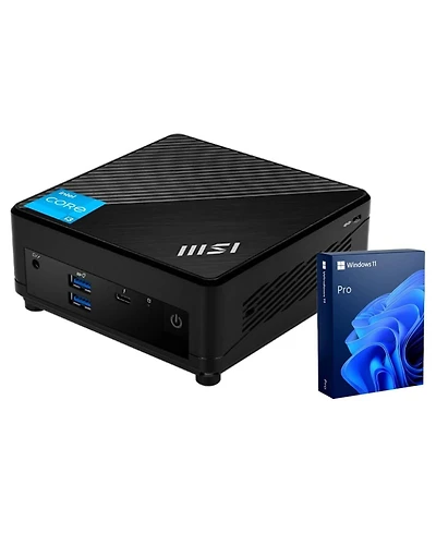 Msi Cubi 5 Mini Desktop Intel Core i3 8GB Ram Intel Uhd Graphics 512GB Ssd Storage Windows 11 Pro