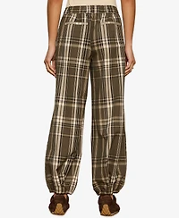 Sanctuary Women's Micro Balloon Wide-Leg Pants