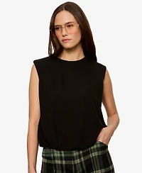 Sanctuary Women's Quinn Boatneck Bubble Top