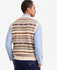 Club Room Men's Cotton Fair Isle Sweater Vest, Macy's Exclusive
