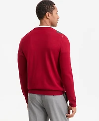 Club Room Men's Argyle V-Neck Sweater, Macy's Exclusive