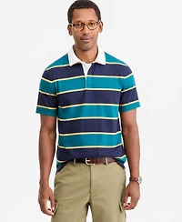 Club Room Men's Stripe Short-Sleeve Rugby Shirt, Macy's Exclusive