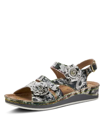 L'Artiste Women's Spring Step Joelina-Dazi Ankle Sandal with Buckle