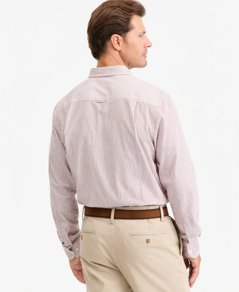 Club Room Men's Stripe Button-Down Oxford Shirt, Macy's Exclusive