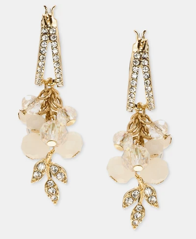 lonna & lilly Beaded Charm Split-Hoop Earrings