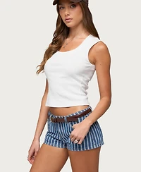 Edikted Women's Yoonchae Scoop Neck Top