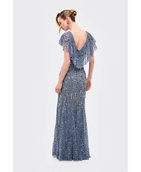 Beauut Women's Embellished Sequin Maxi Gown