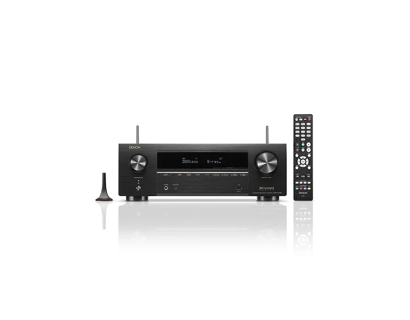 Denon 7.2 Channel with 3D Audio, Voice Control and Heos Built in 8K Av Receiver