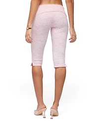 Edikted Women's Talisa Foldover Lace Capri Leggings