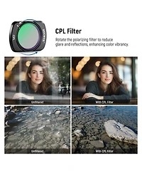 Neewer Fl-B29 Camera Lens Accessory with Cpl, 0.75x for Dji Osmo Pocket 3
