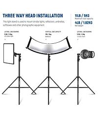Neewer Photography Light Stand with 9.2feet, 5.5lb, 2.5kg