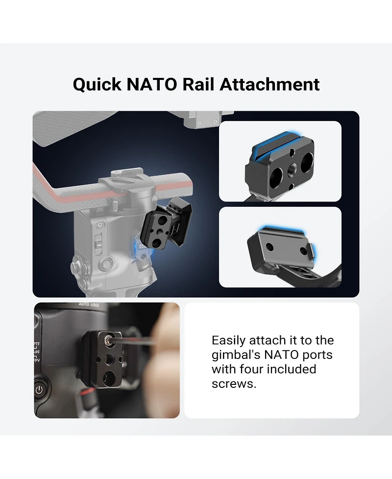 Neewer GA031 Camera Mounting Accessory for Dji SmallRig V Mount Battery Accessories