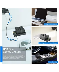 Neewer Np-F750 Camera Battery and Charging Accessory with 5600mAh for select Sony Np-f-series devices