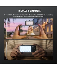 Neewer NL129D Led Video Light with 5W, 3000mAh, CRI90 for select iPhone models