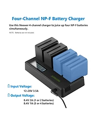 Neewer Np-F550 Camera Battery and Charging Accessory for select Sony Np-f-series devices